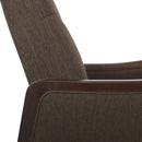 Drury - Contemporary Fabric Upholstered Pushback Recliner