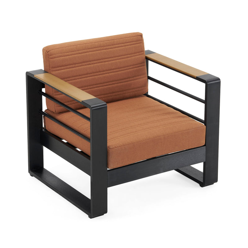 Giovanna - Club Chair Set With Aluminum Frame