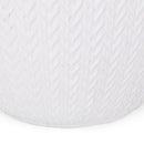 Outdoor Lightweight, Concrete Side Table - Antique White