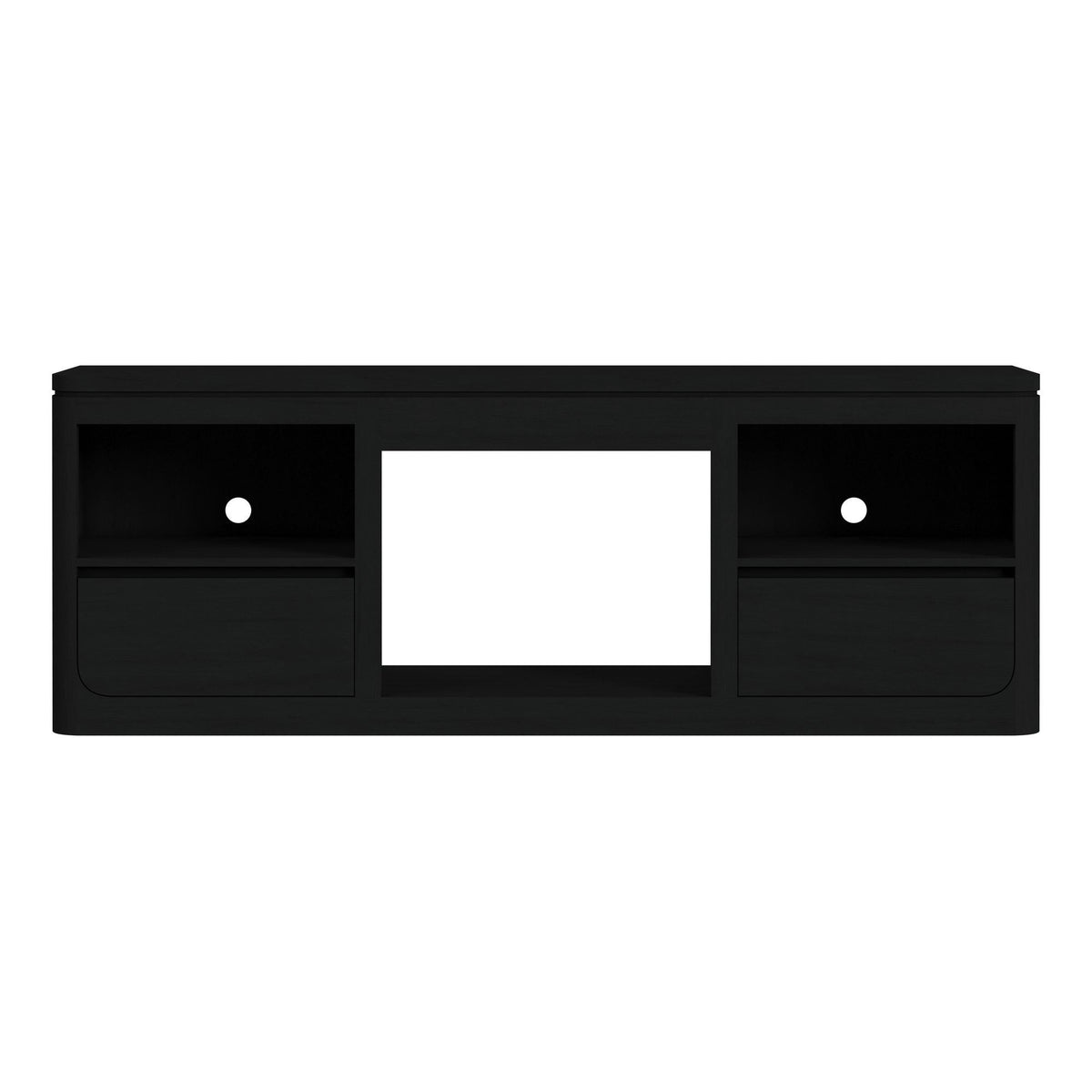 Rosalie TV Console in Black by Elements International, view 31