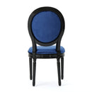 French Country Inspired Dining Chair With Iconic Round Backrest