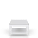 Cocktail Table With Two Storage Drawers And Casters