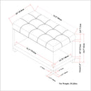 Sienna - Upholstered Storage Ottoman Bench