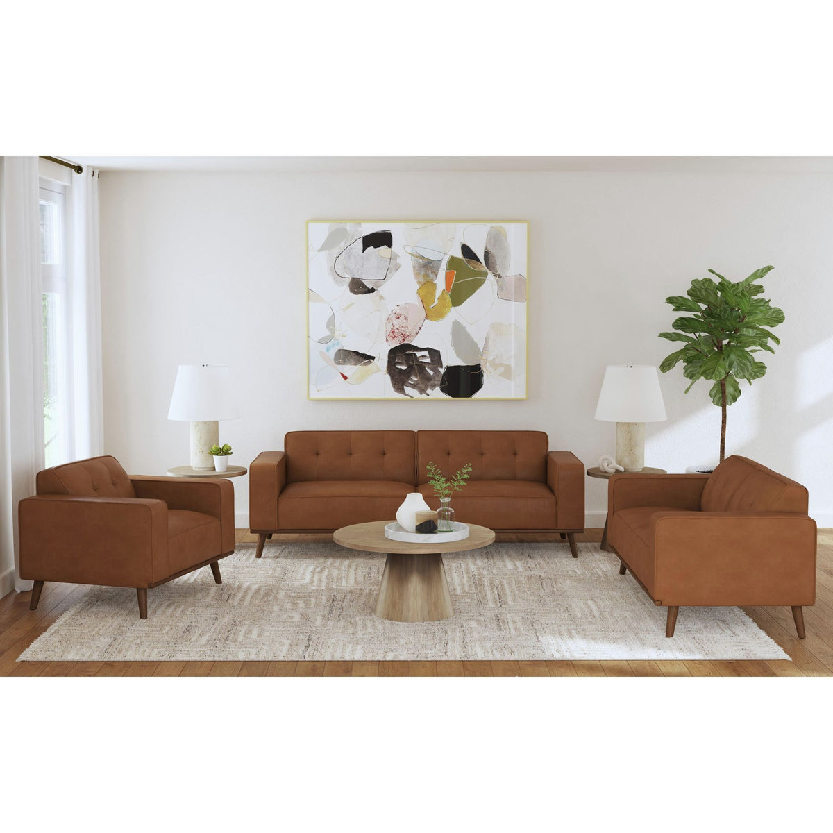 Destiny Living Room Set in Dark Brown by Elements International, view 16