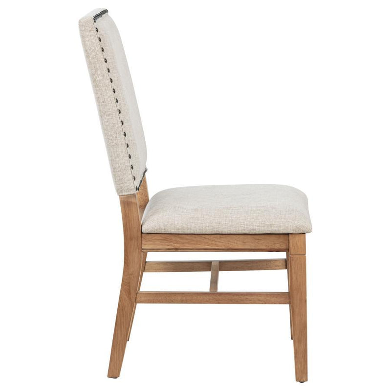 Middleton - Upholstered Dining Side Chair Beige (Set of 2) - Natural