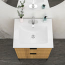 Modern Rectangular Vanity Top With Overflow For Bathroom