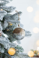 Christmas Ball Ornaments, Wood Decorative Hanging Ball Christmas Tree Ornaments For Holiday Party Decorations