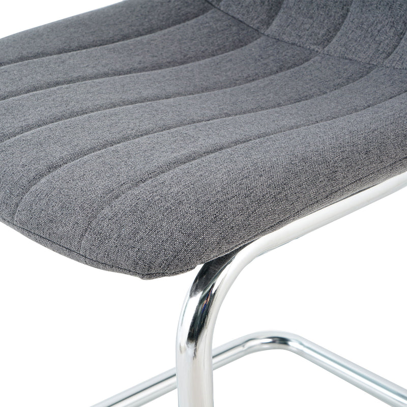 Modern Dining Chair With Metal Legs