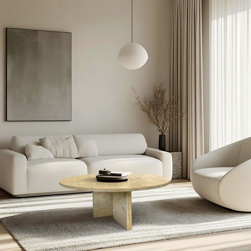 Luxury Coffee Table With Unique Veining, Unique Stone Design