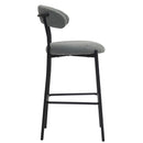 Counter Height Bar Stools With Powder Coating Base And Footrest