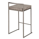 Fuji - Contemporary Stackable Counter Stool (Set of 2) - Antique / Stone