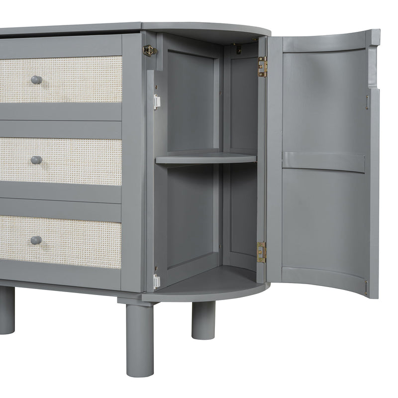 Murphy Bed With Hidden Storage & Modern Woven Design