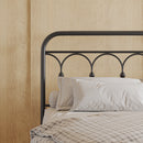 Queen Metal Bed Frame with Headboard and Footboard Platform Queen Size No Box Spring Needed 12.4" Under Bed Storage, Queen Size Black