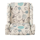 Westeros Wing Back Fabric Upholstered Recliner