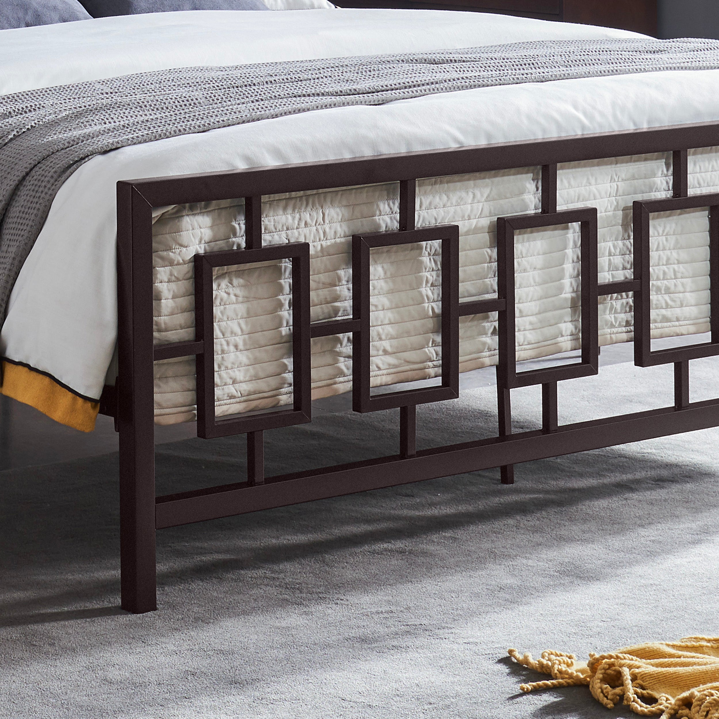 KING SIZE METAL BED - Atlantic Fine Furniture Melbourne FL