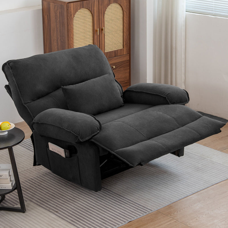 Oversized Manual Recliner Chair Sofa For Living Room