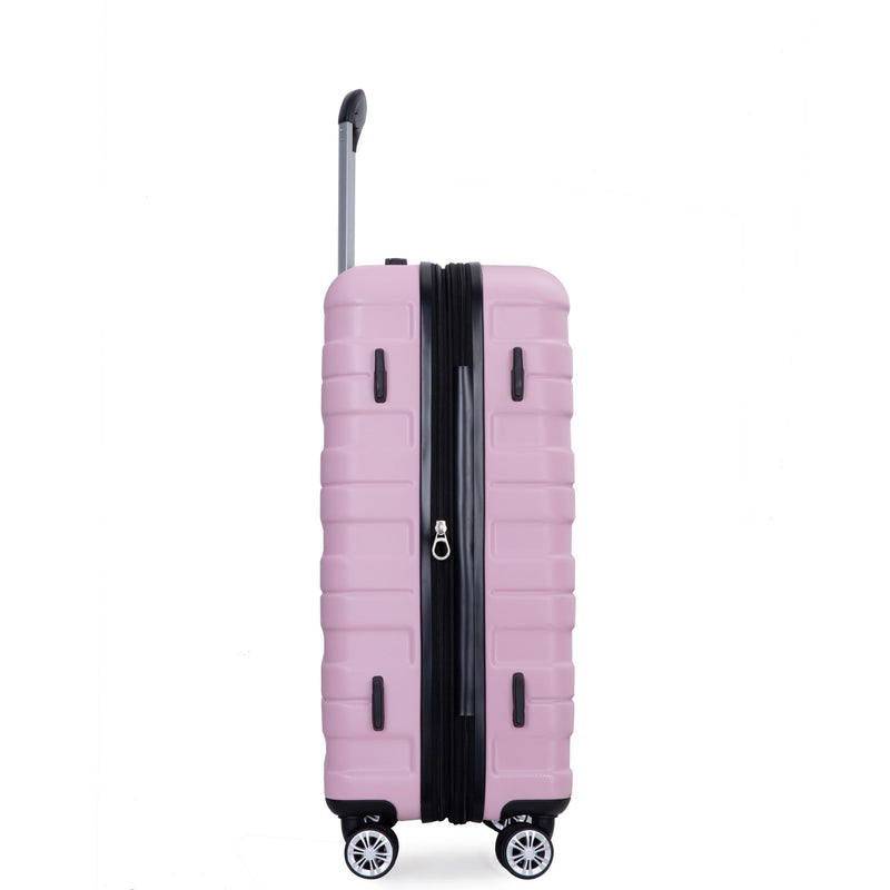 Luggage Set Of 5 Pieces, Expandable Hard Pc Luggage Set With Tsa Lock For Rotating Wheels