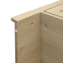 Tall Arched Kitchen Pantry, Arched Storage Display Cabinet With 2 Drawers & Adjustable Shelves, Rattan Door Versatile Storage Cabinet For Kitchen, Dining Room, Living Room - Natural