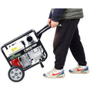 Honda - Gx160 Engine Water Pump 3" 264Gpm With Accessories Kit And Handle Wheel Kit - Black / Red