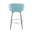Claire - Contemporary / Glam Counter Stool (Set of 2)