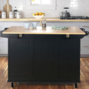 Blanche - Kitchen Cart - Solid Wood Top