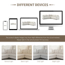 Modern Modular Sectional Oversized Couch Set With Pillows, Minimalist Style Wide Seat Comfy Sofa