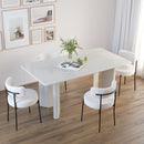 Mid-Century Modern Dining Chair With Curved Backrest