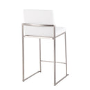 Fuji - Contemporary High Back Counter Stool, Functional Design