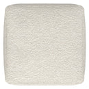 Chantal - Square Pouf - Ivory