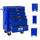 Rolling Metal Tool Chest With Drawers, Steel Storage Cabinet With Ball Bearing Slides