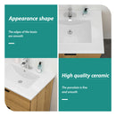 Premium Rectangular Vanity Top With Single Faucet Hole And Overflow