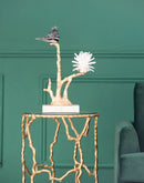 Aluminum Candle Holder With Marble Stand