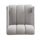 Modern Minimalist Leisure Armchair With L Shaped Armrests