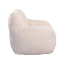 Beanbag Sofa Chair With Armrests Stuffed High Density Foam