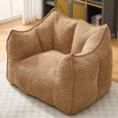 Comfortable Chenille Sofa Chairs With Highly Resilient Foam For Living Rooms And Bedrooms