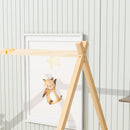 Tent-Shaped Floor Bed, With Guardrails, Slats, Door