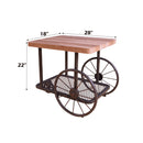 Francie - End Table - Oak & Antique Gray - Atlantic Fine Furniture Inc