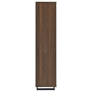 Maddox - 3-Shelf Cabinet Bookcase - Walnut