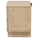 Kailani - 2-Drawer Nightstand Bedside Table - Beige Oak