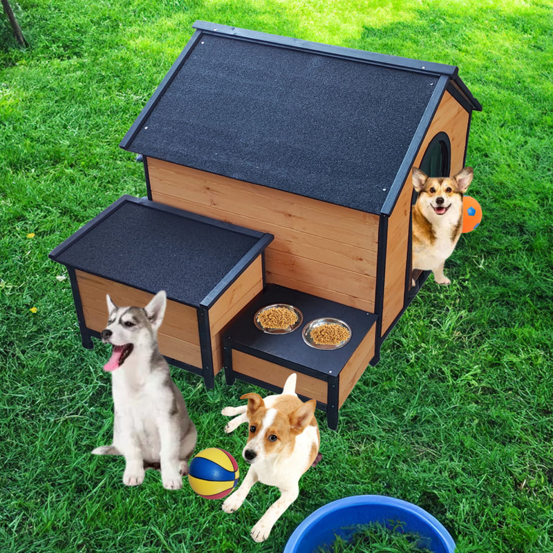 Xpt088 Wearable And Strong Dog House For Playground - Natural