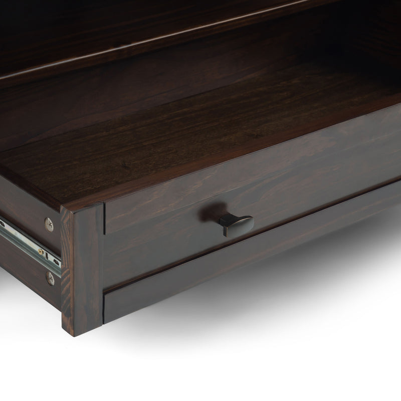 Warm Shaker - Square Coffee Table - Tobacco Brown