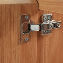 Bathroom Vanity With Sink, Minimalist Design, 45 Degrees Free Handle Doors - Antique Natural