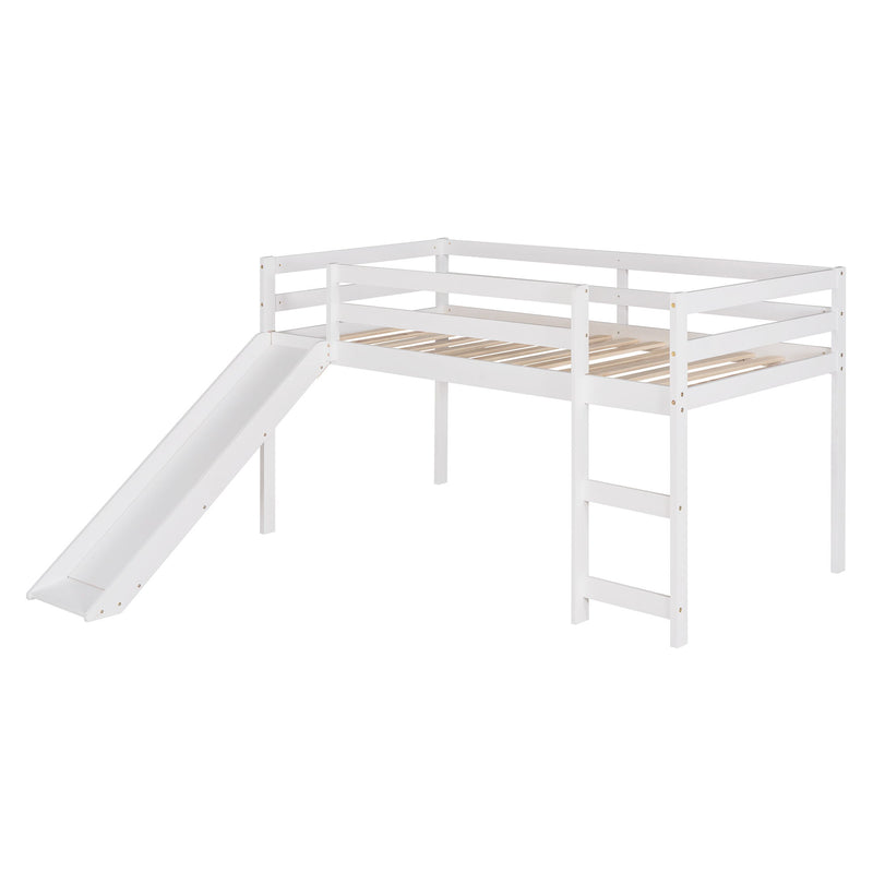 Loft Bed With Slide, Multifunctional Design