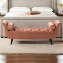 Alma - Tufted Flared Arm Entryway Bench