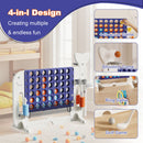 4 To Score Giant Game Set With Mesh Bag & Jumbo Connect 4