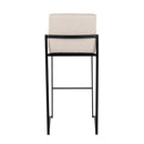 Fuji - Contemporary High Back Barstool Elegant Design