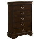 Louis Philippe - Five-drawer Chest - Atlantic Fine Furniture Inc