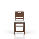Casual Counter Stool Contrasting Upholstered Seat (Set of 2) - Brown