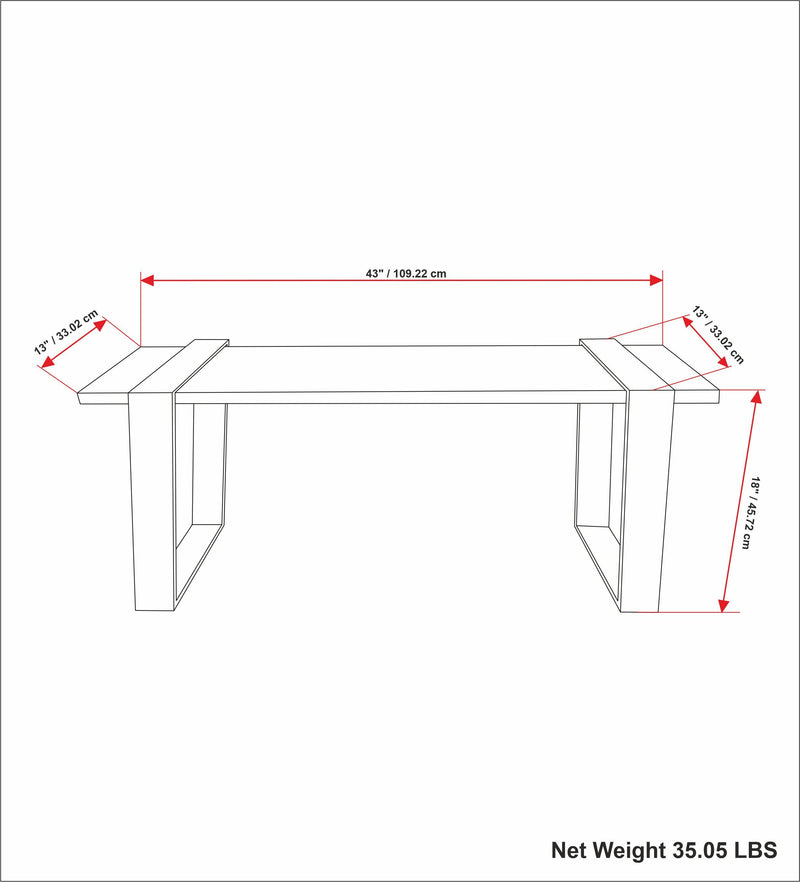 Nessa - Bench - Natural