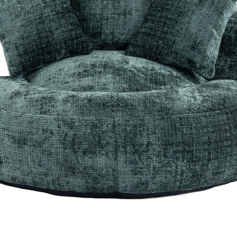 Lazy Sofa High Back Bean Bag Chair Couch With 3 Pillows
